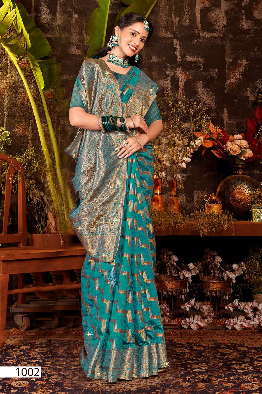 Saroj Kum kum Vol.3 Dola silk with heavy swarvoski work Wholesale catalog    