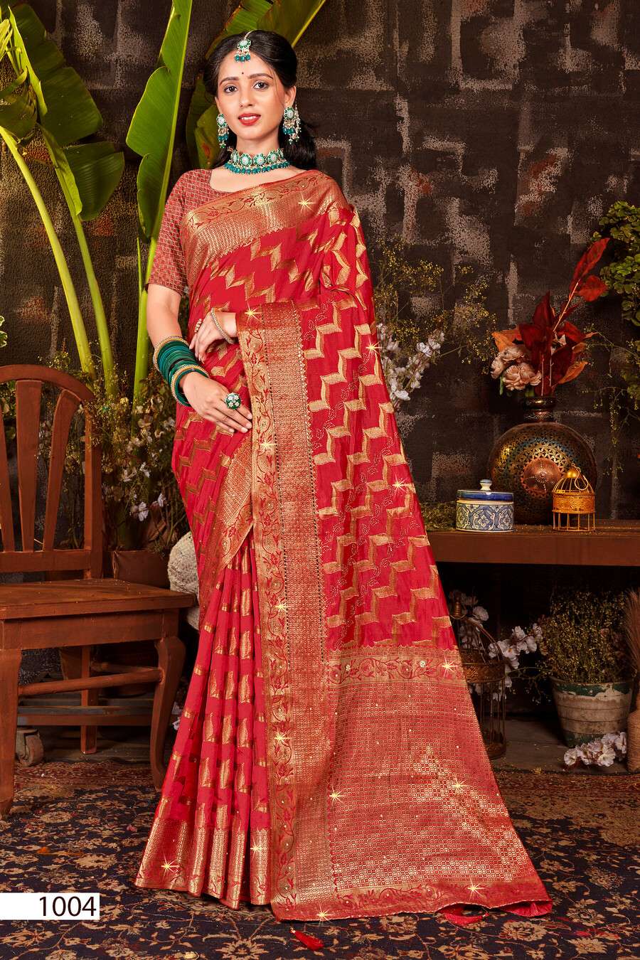 Saroj Kum kum Vol.3 Dola silk with heavy swarvoski work Wholesale catalog    