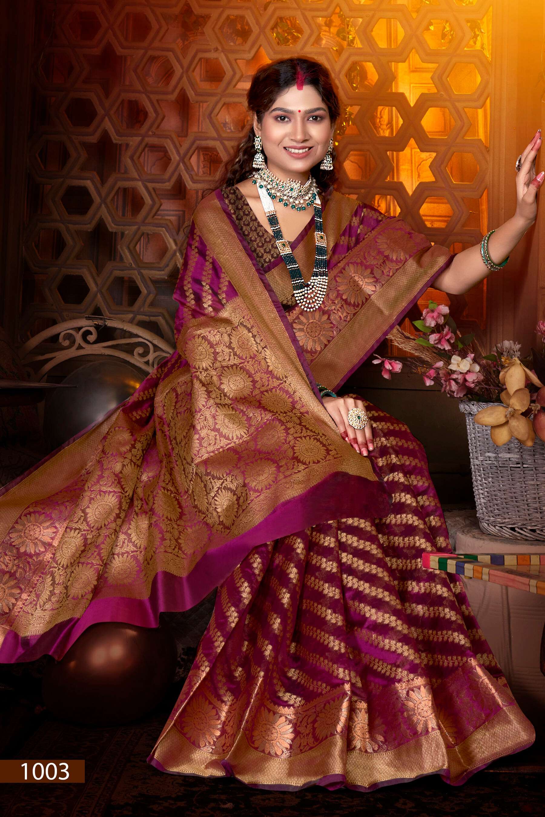 Saroj Madhubala Vol.3 Soft organza Wholesale catalog    