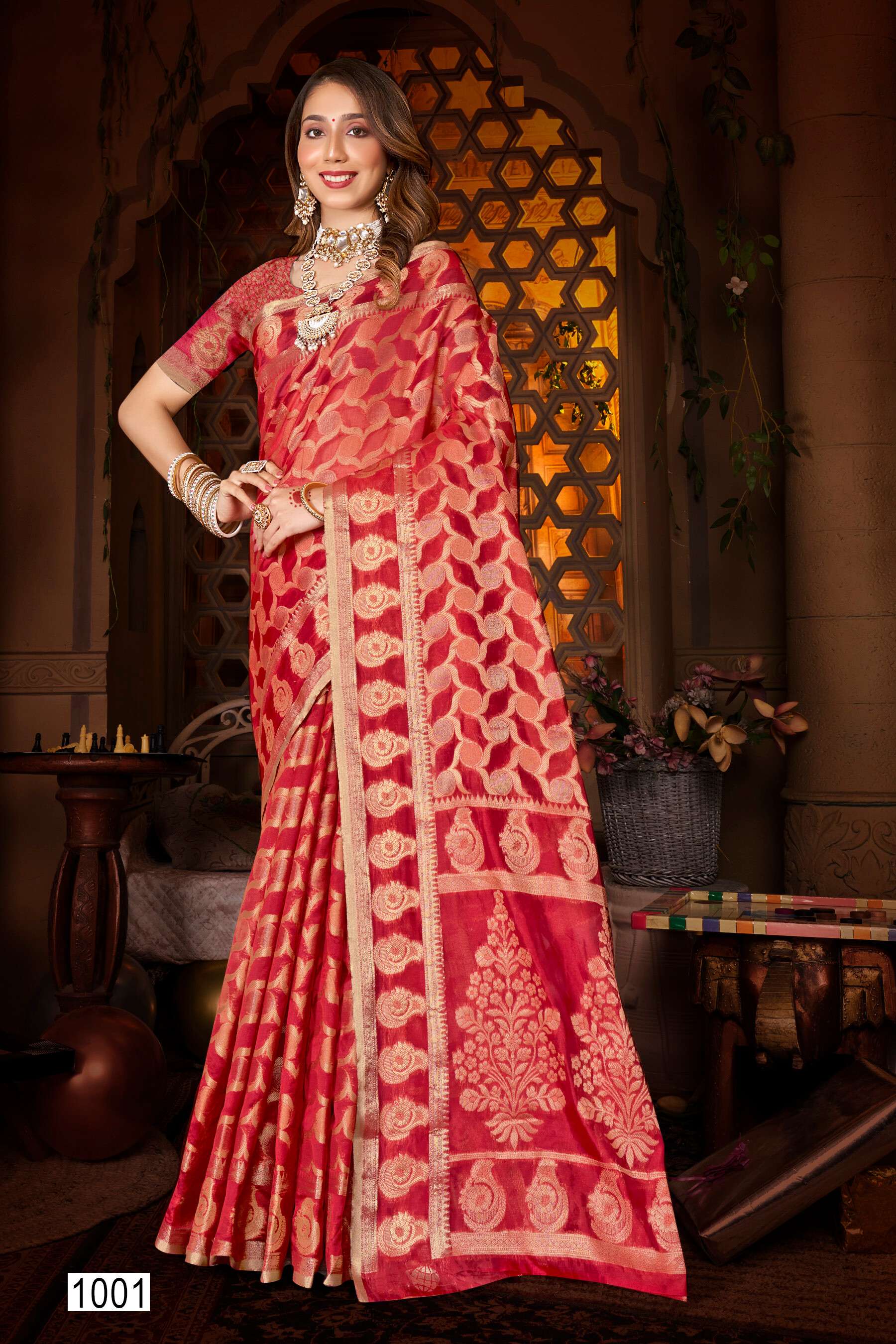 Saroj Madhubala Vol.6 Soft organza Wholesale catalog    