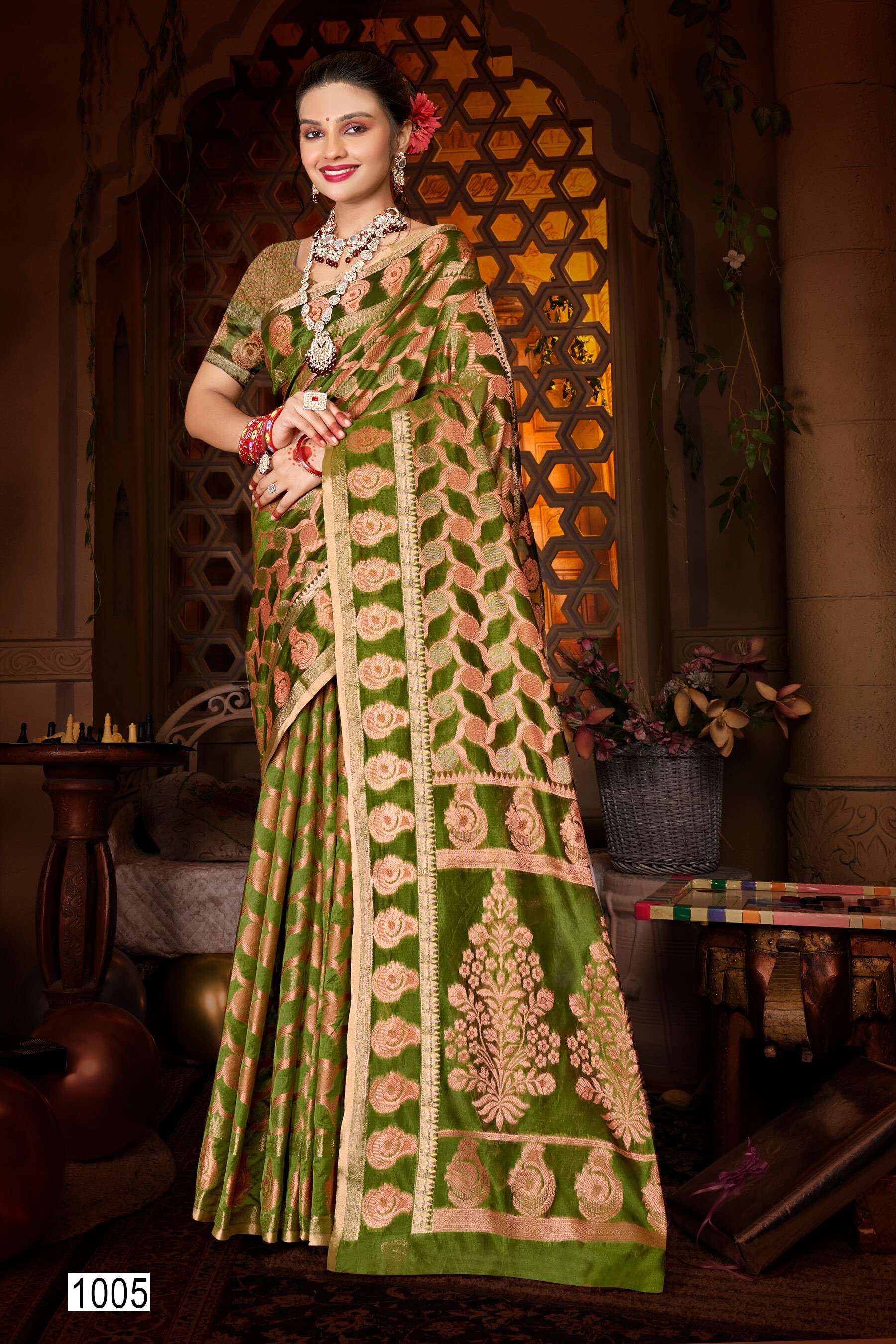 Saroj Madhubala Vol.6 Soft organza Wholesale catalog    