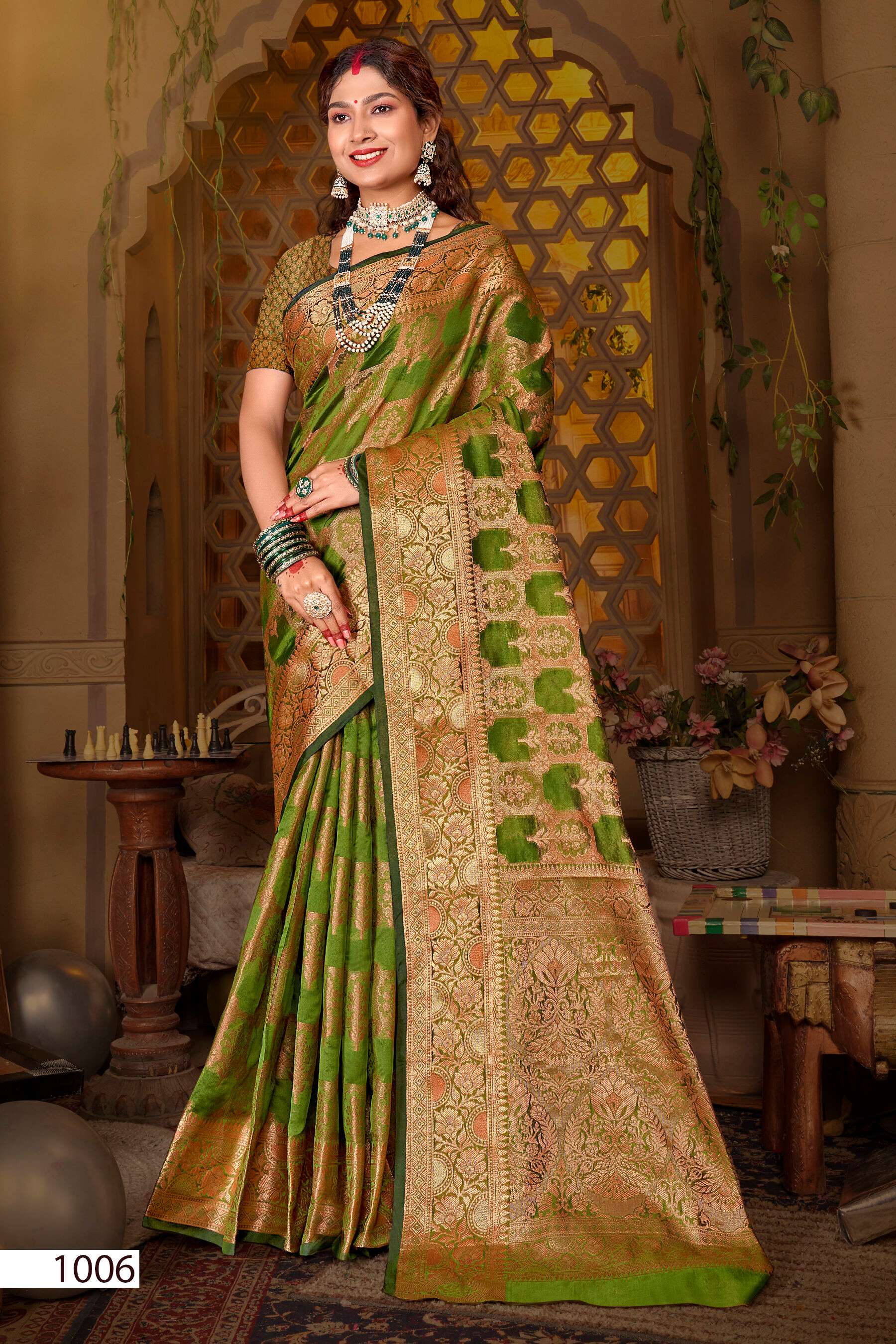Saroj  Madhubala Vol - 1 Soft organza saree Wholesale catalog    