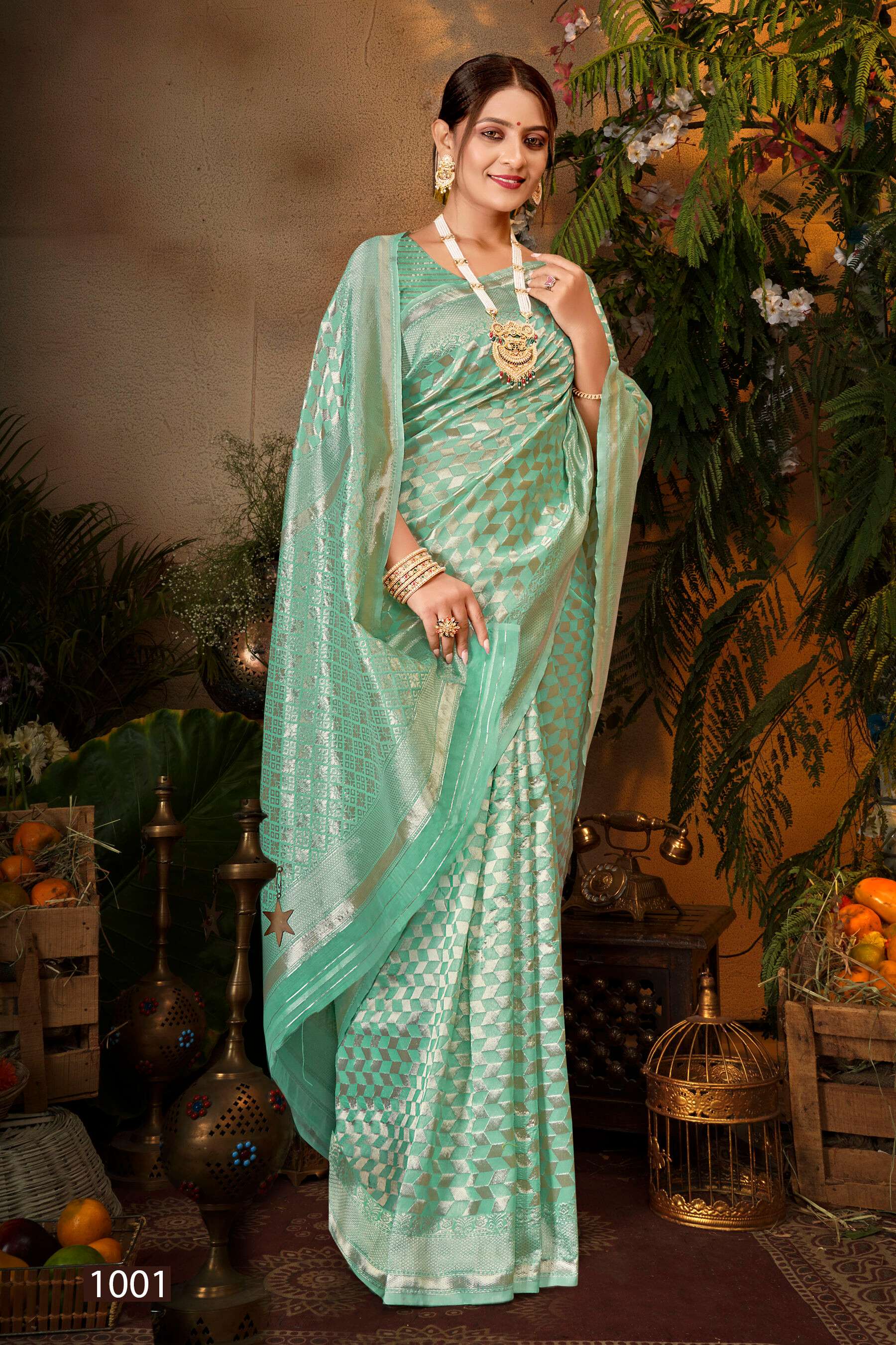 Saroj Pankhudi vol.7 Soft cotton linen with heavy rich pallu Saree Wholesale catalog    