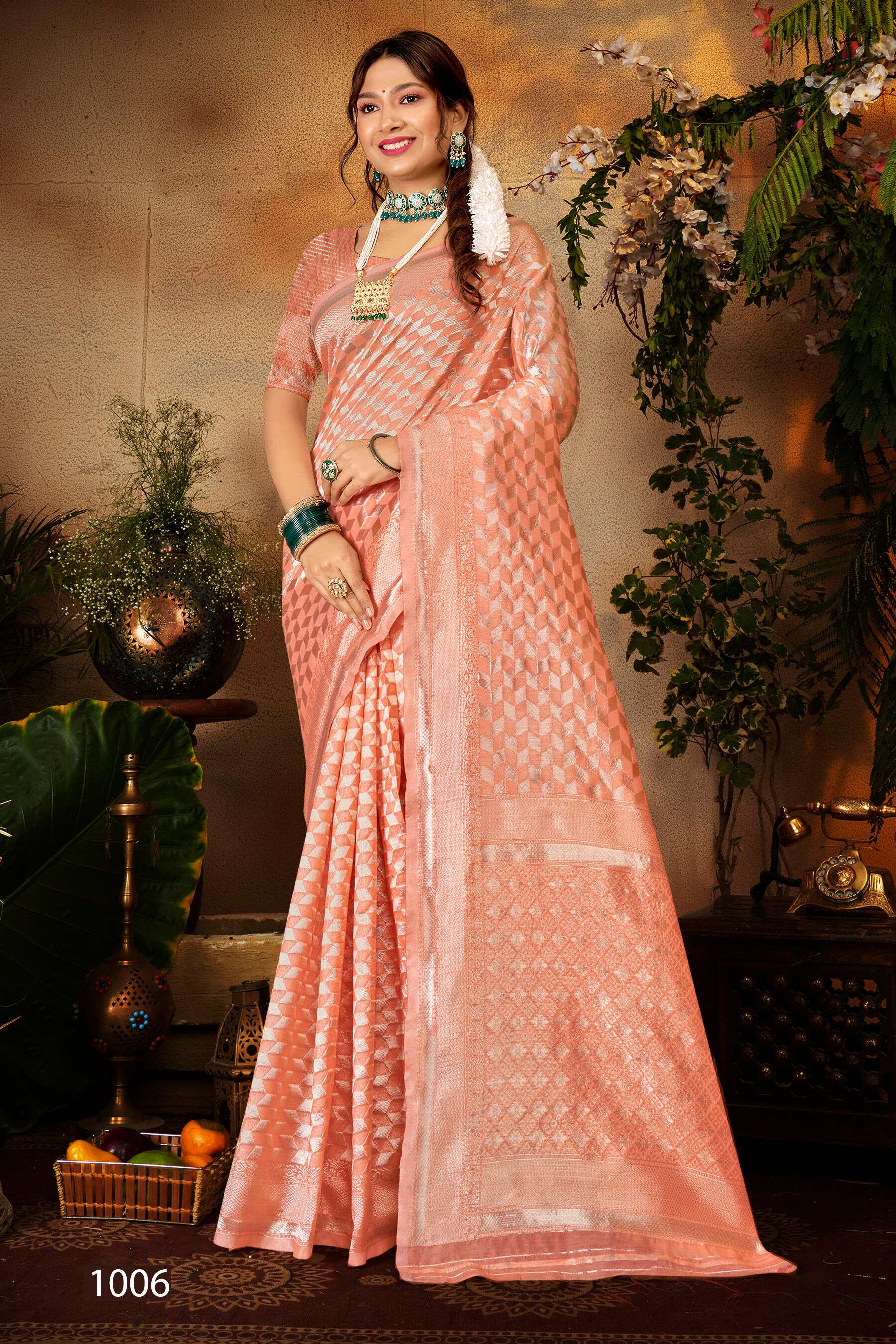 Saroj Pankhudi vol.7 Soft cotton linen with heavy rich pallu Saree Wholesale catalog    
