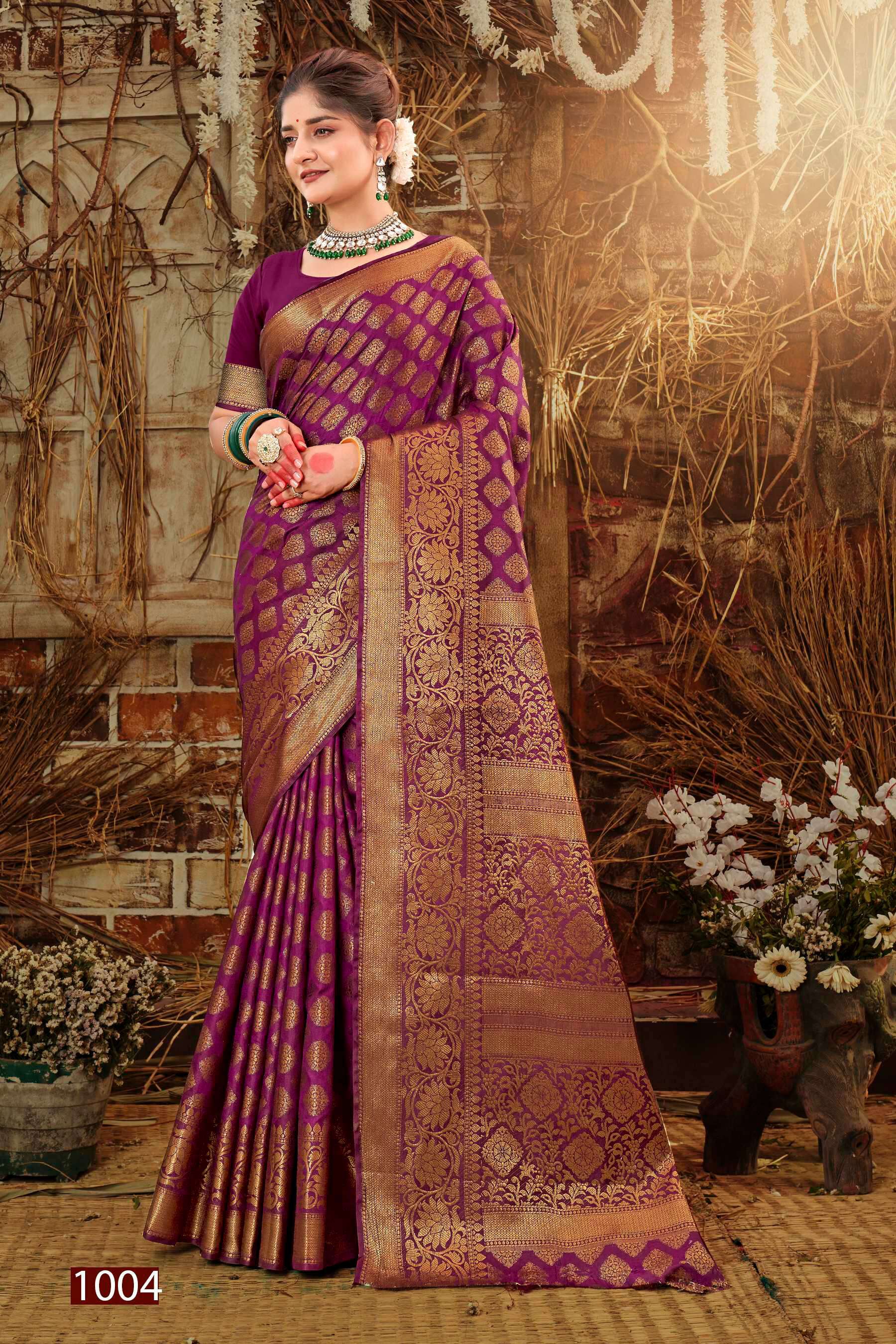 Saroj Roop Shree vol.4 Soft dola silk  Saree Wholesale catalog    