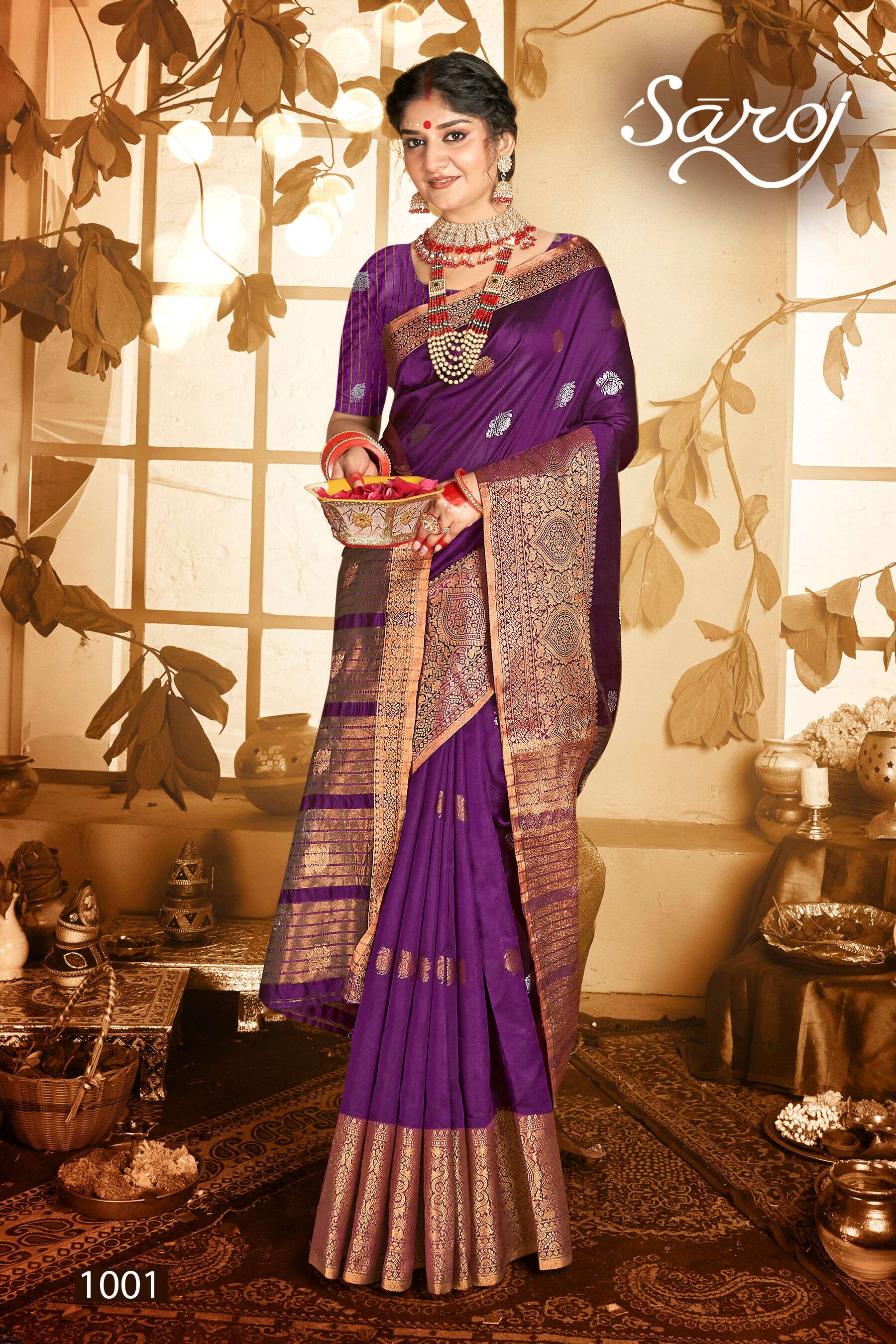 Saroj Sarswati Vol.3 Soft silk saree Saree Wholesale catalog    