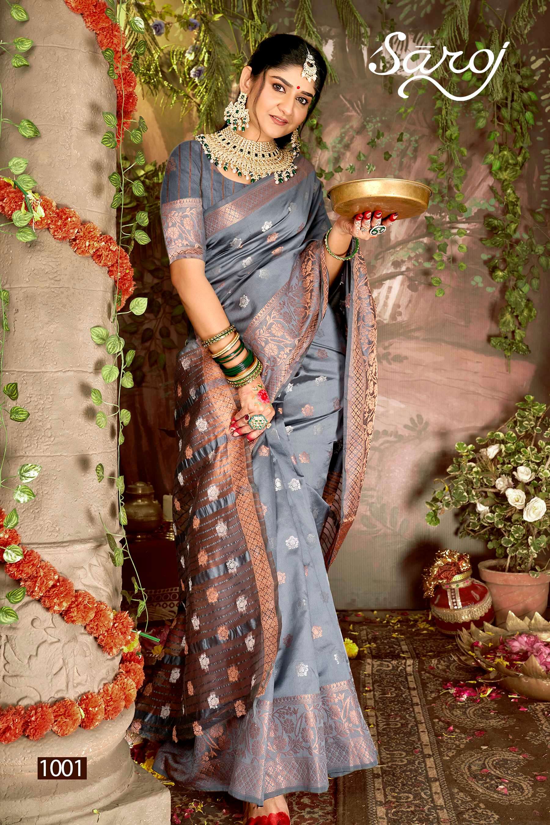 Saroj Sarswati Vol.4 Soft silk saree Saree Wholesale catalog    