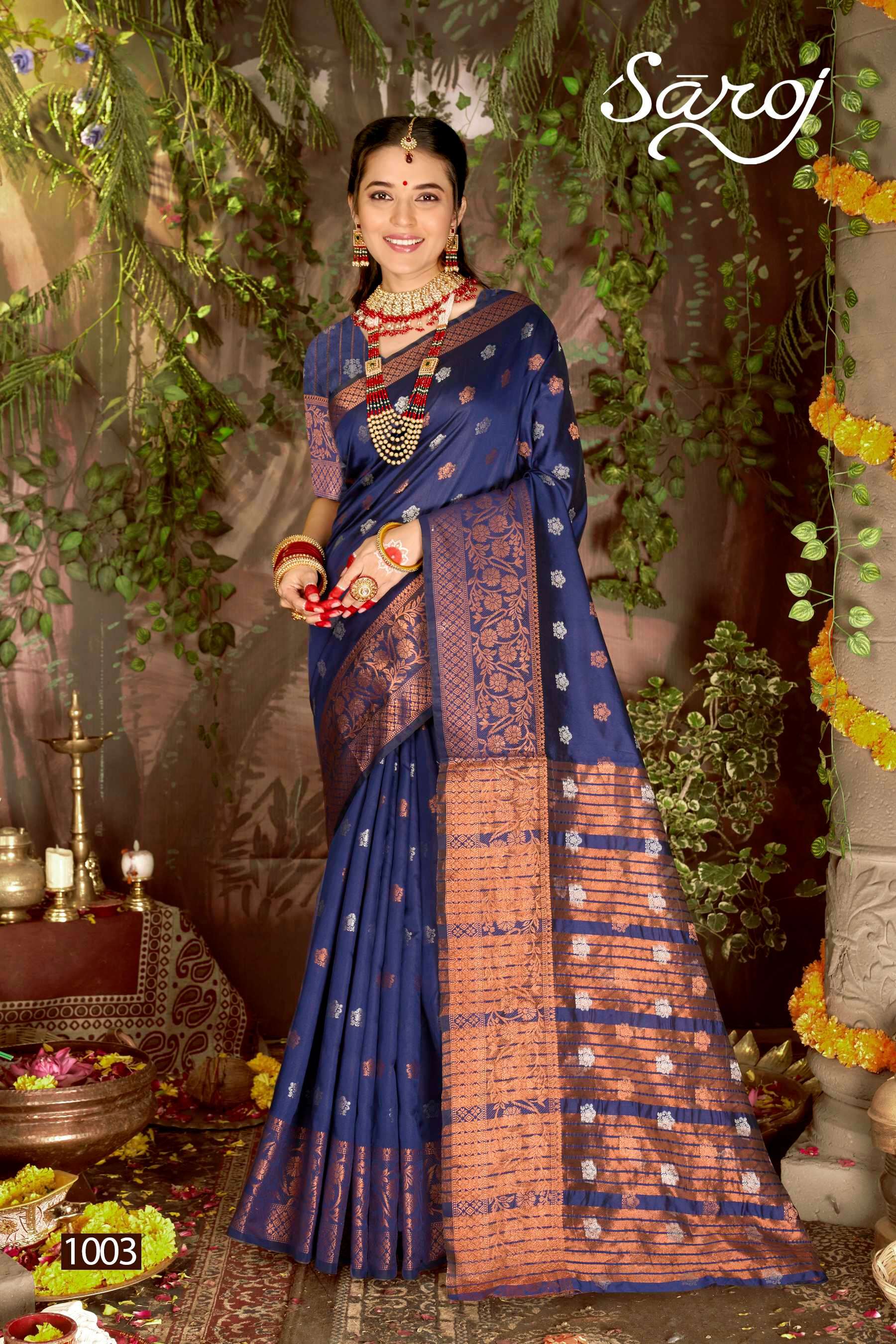 Saroj Sarswati Vol.4 Soft silk saree Saree Wholesale catalog    