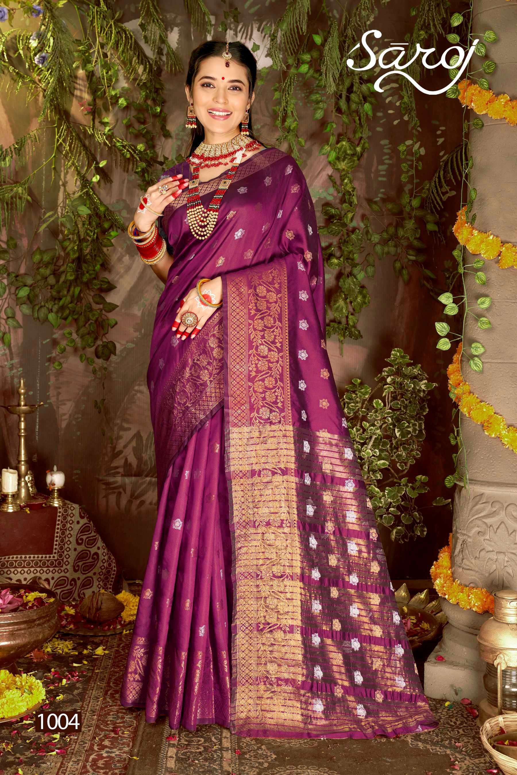 Saroj Sarswati Vol.4 Soft silk saree Saree Wholesale catalog    