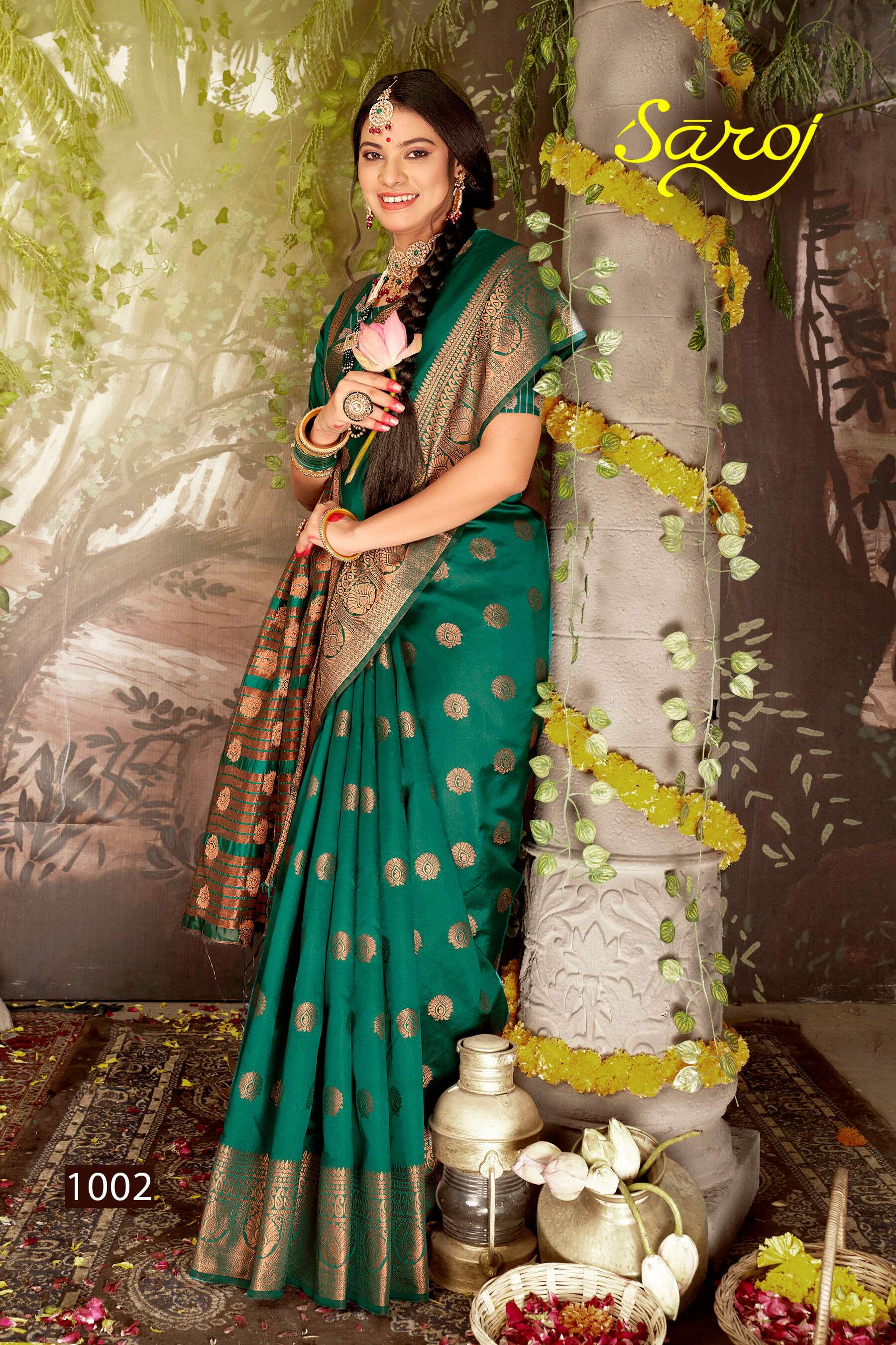 Saroj Sarswati Vol.5 Soft silk saree Saree Wholesale catalog    