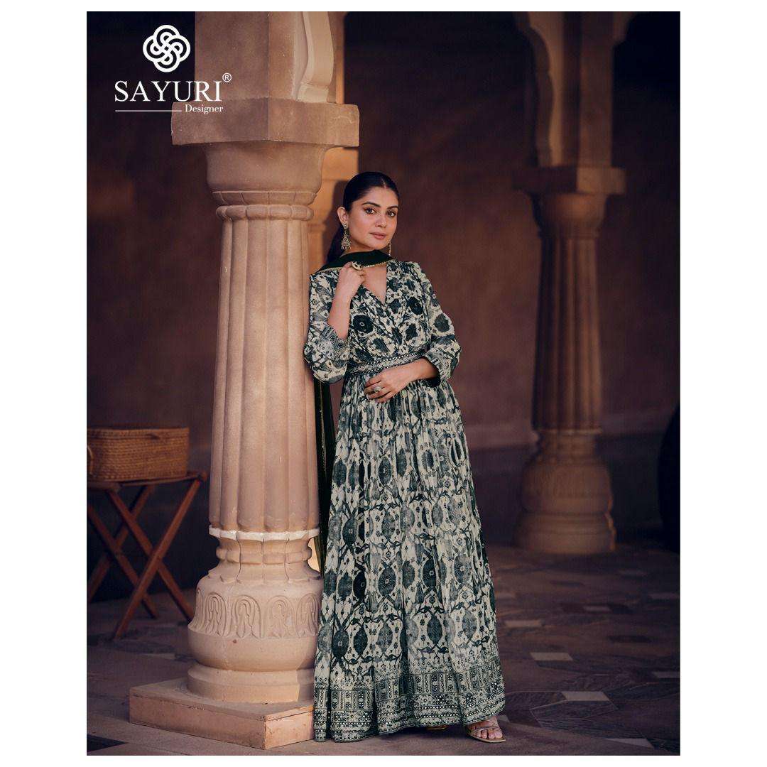 Sayuri Kesar Georgette Designer Salwar Kameez Wholesale catalog