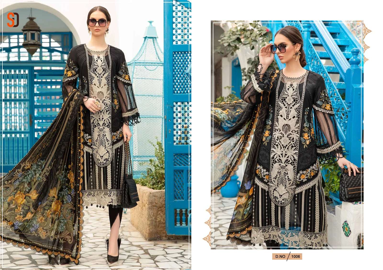 Shraddha Maria B Lawn Vol 1 Salwar Suits Wholesale catalog