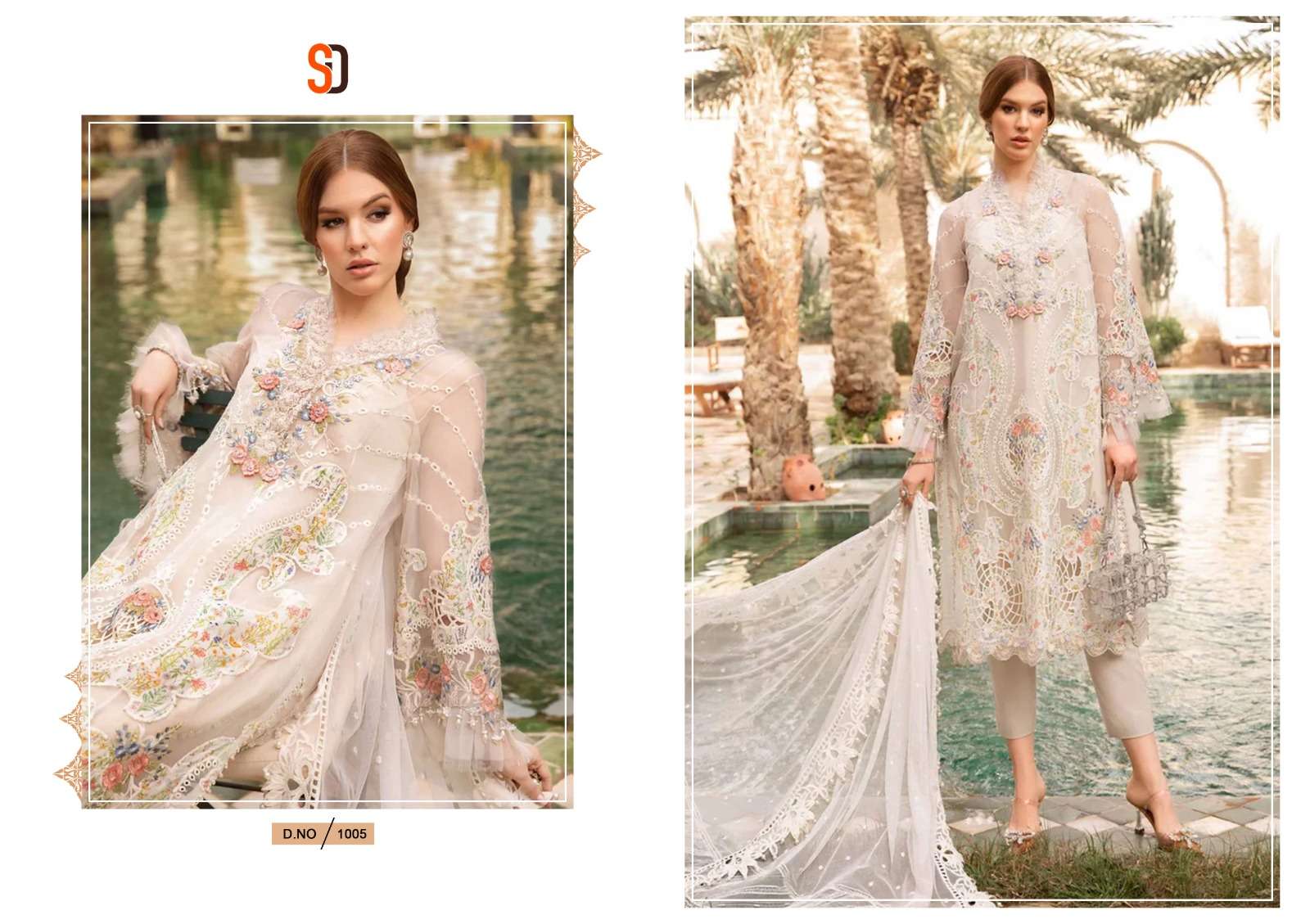 Shraddha Maria B Lawn Vol 1 Salwar Suits Wholesale catalog