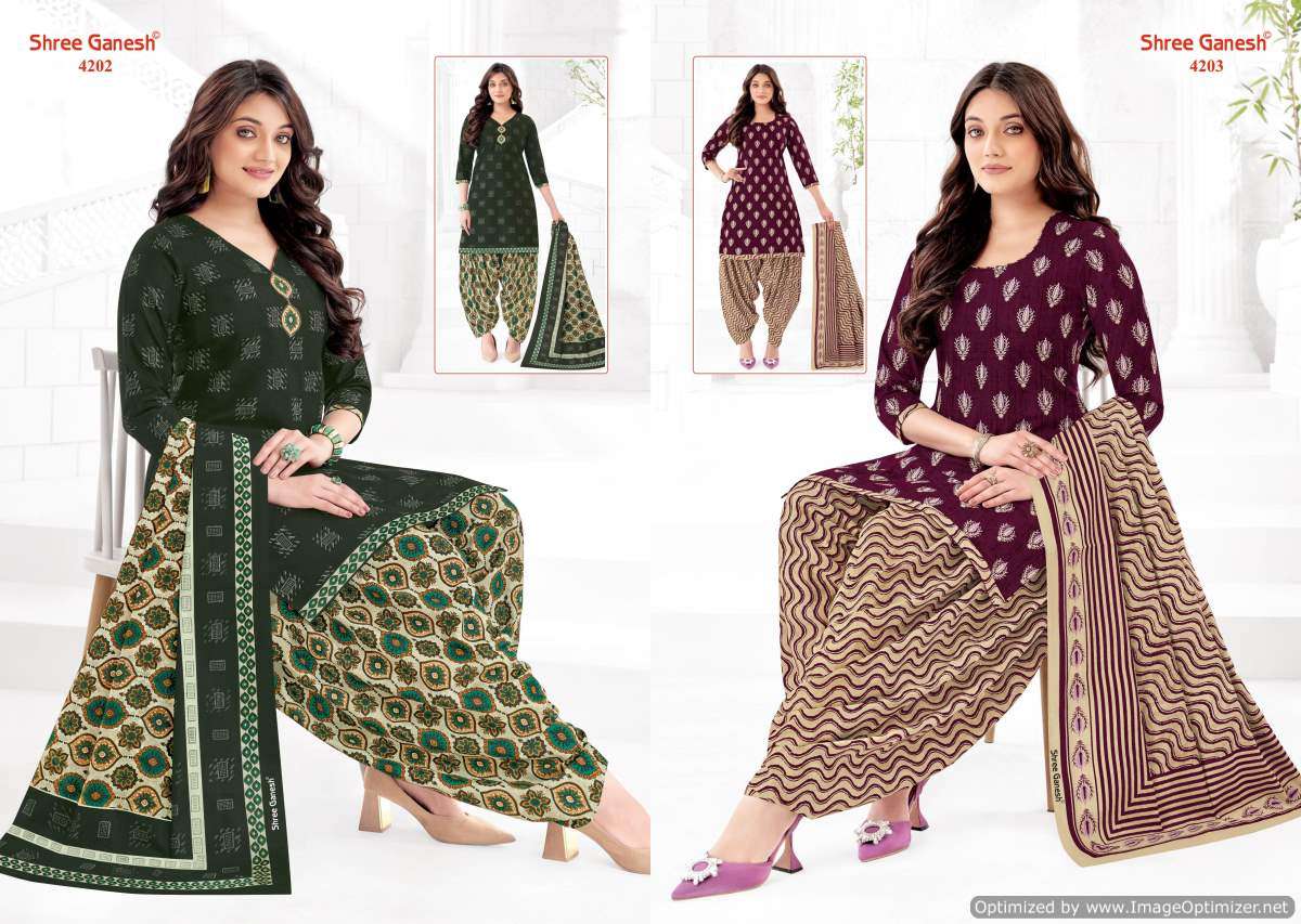 Shree Ganesh Hansika Vol-22 – Kurti Pant With Dupatta - Wholesale Catalog