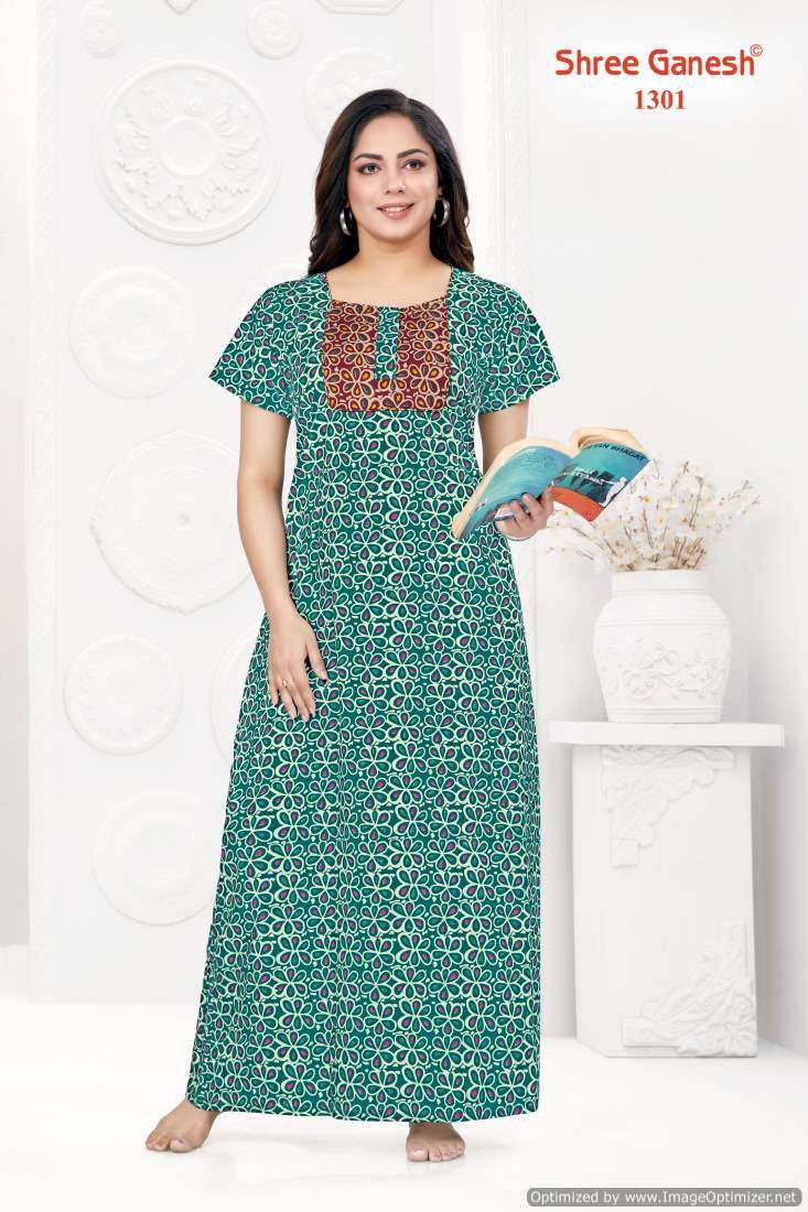 Shree Ganesh Kavya Nighties Vol-3 – Readymade - Wholesale Catalog