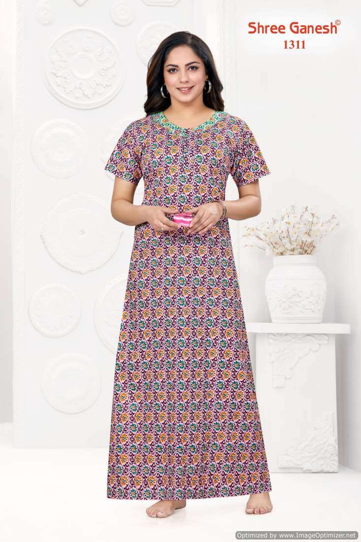 Shree Ganesh Kavya Nighties Vol-3 – Readymade - Wholesale Catalog