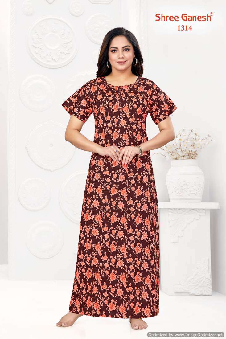 Shree Ganesh Kavya Nighties Vol-3 – Readymade - Wholesale Catalog