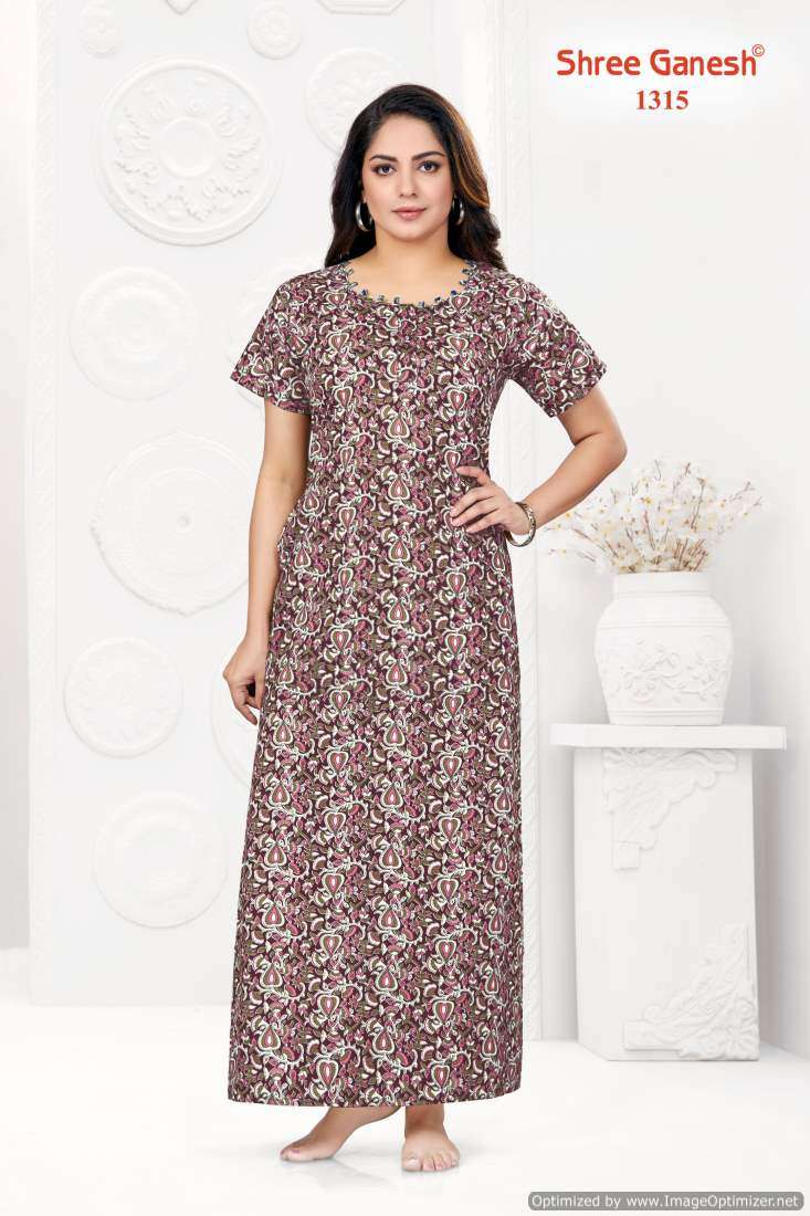 Shree Ganesh Kavya Nighties Vol-3 – Readymade - Wholesale Catalog