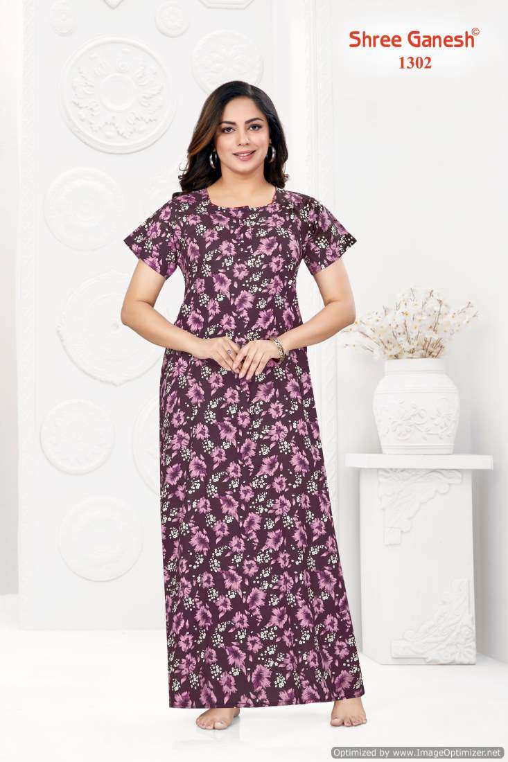 Shree Ganesh Kavya Nighties Vol-3 – Readymade - Wholesale Catalog