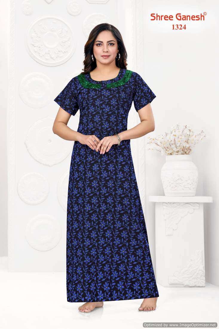 Shree Ganesh Kavya Nighties Vol-3 – Readymade - Wholesale Catalog