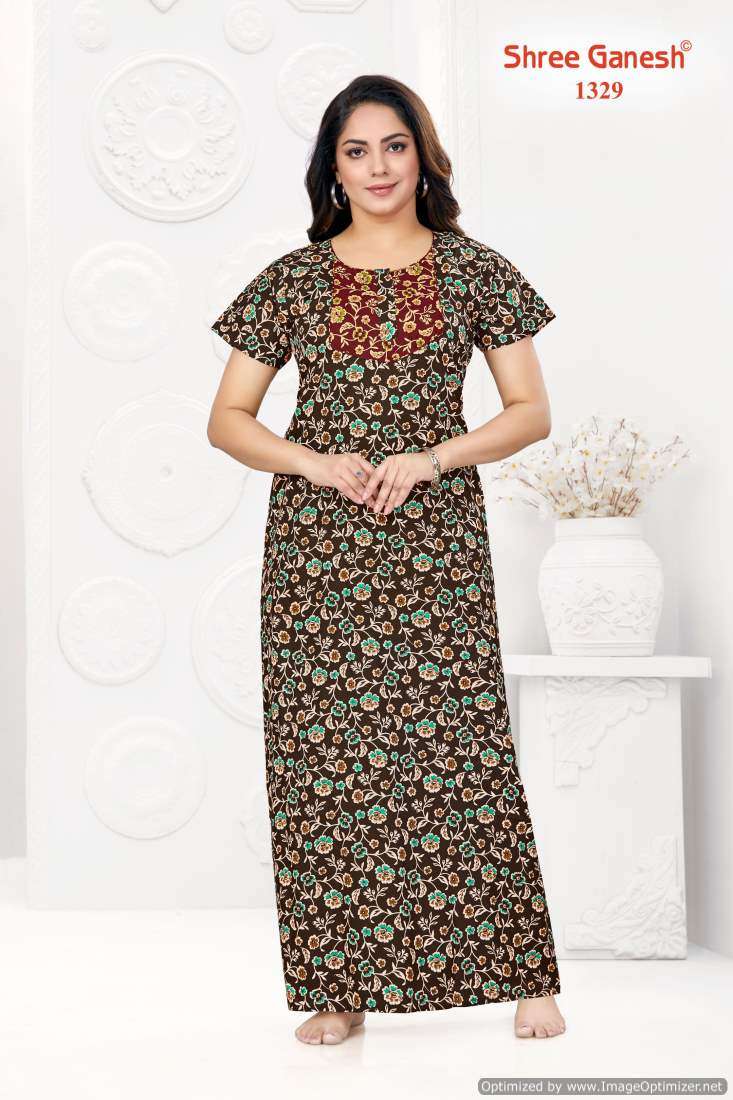 Shree Ganesh Kavya Nighties Vol-3 – Readymade - Wholesale Catalog