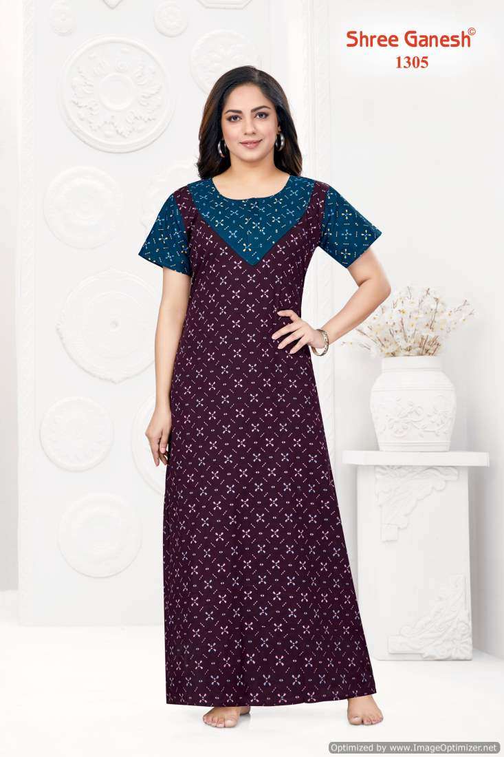 Shree Ganesh Kavya Nighties Vol-3 – Readymade - Wholesale Catalog