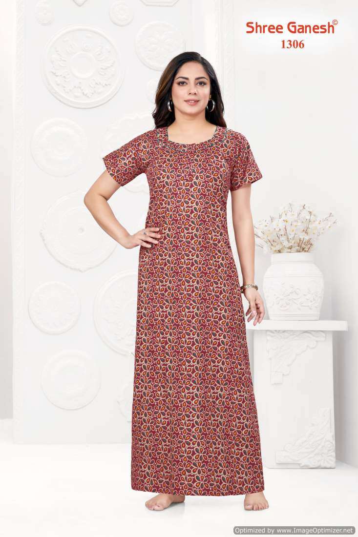 Shree Ganesh Kavya Nighties Vol-3 – Readymade - Wholesale Catalog