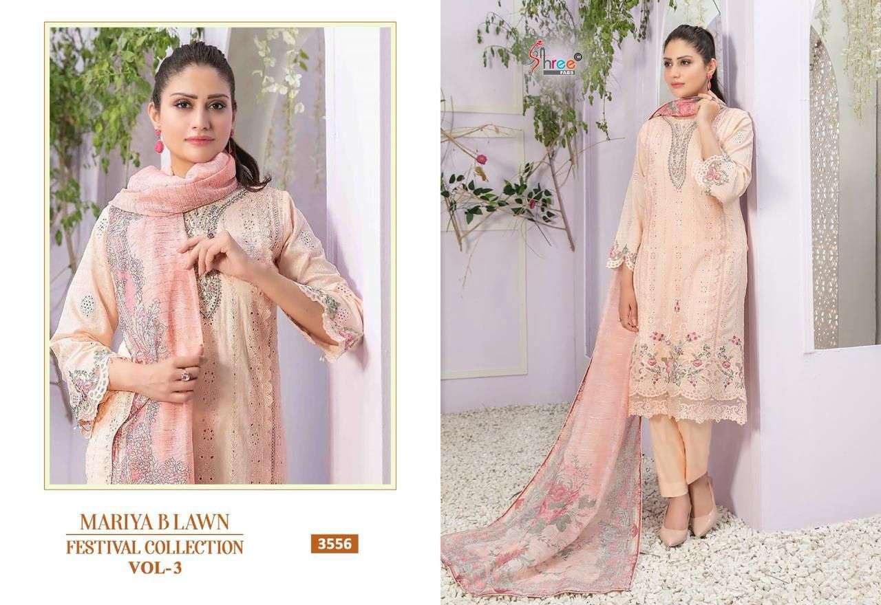 Shree Mariya B Vol 3 Chiffon Dupatta Salwar Suit Wholesale catalog