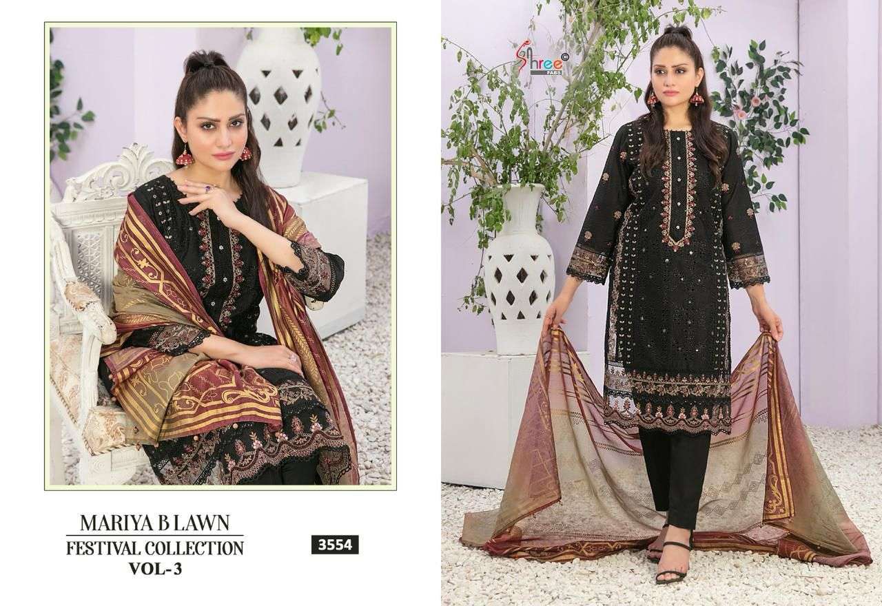 Shree Mariya B Vol 3 Cotton Dupatta Salwar Suit Wholesale catalog