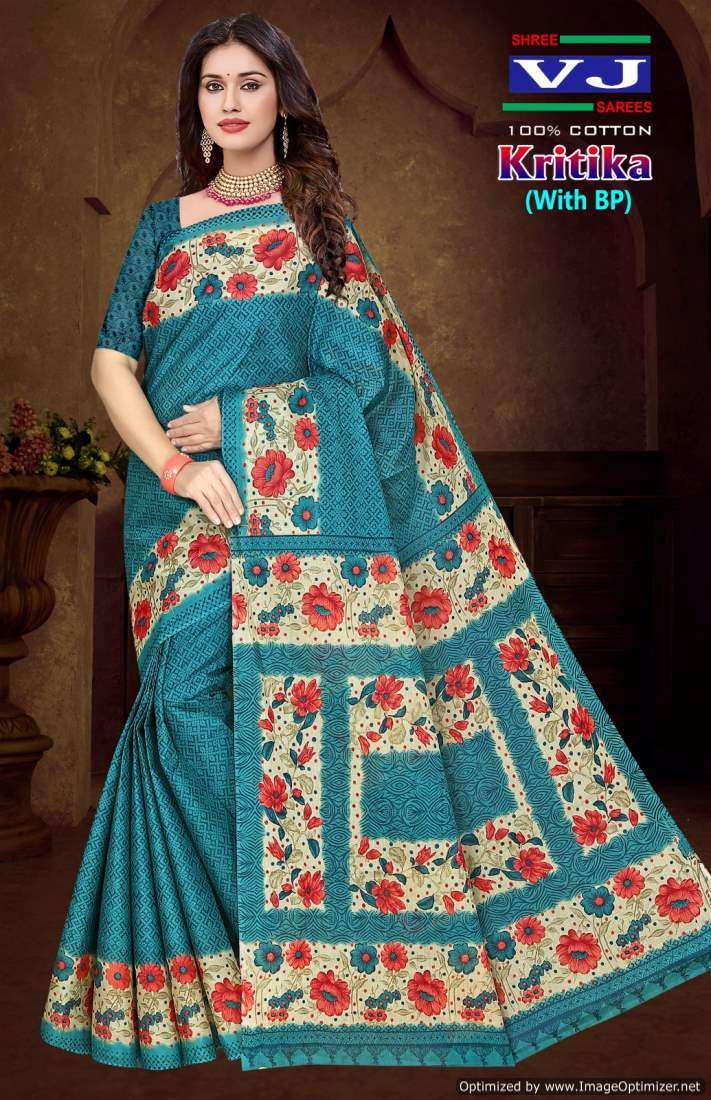 Shree VJ Kritika Vol-1 – Cotton Sarees - Wholesale Catalog
