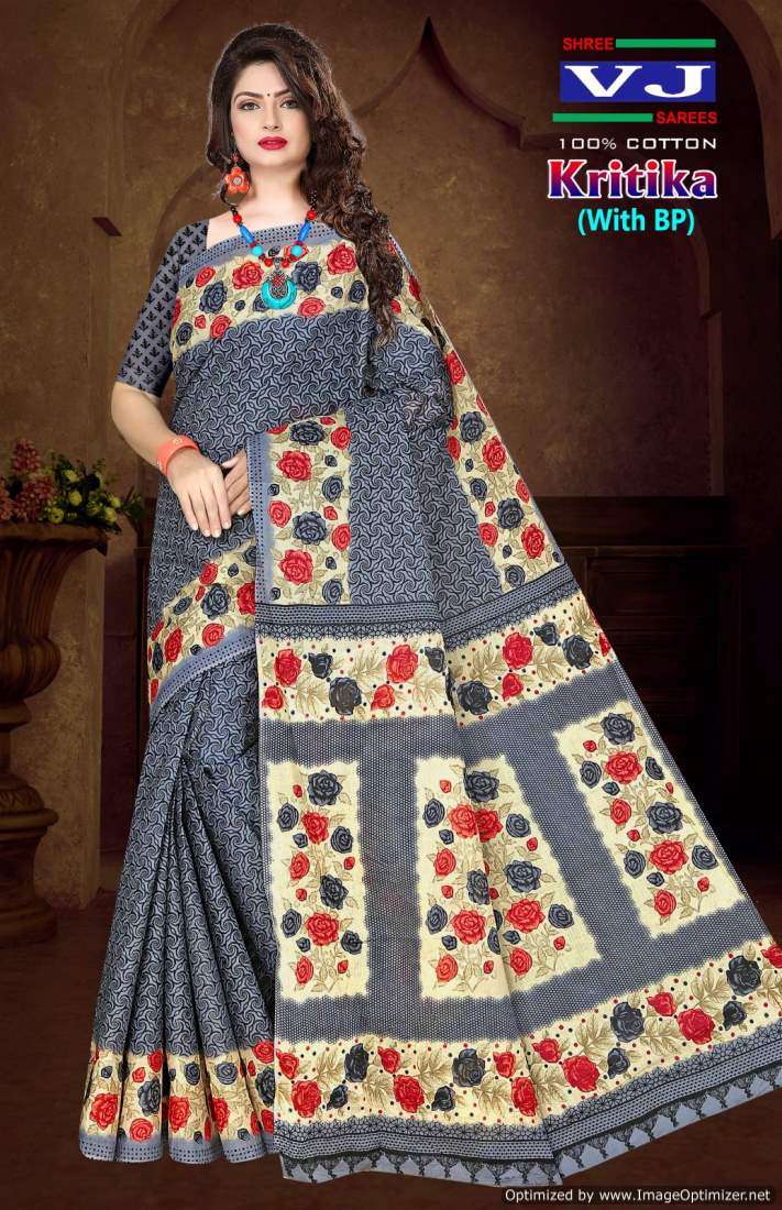 Shree VJ Kritika Vol-1 – Cotton Sarees - Wholesale Catalog