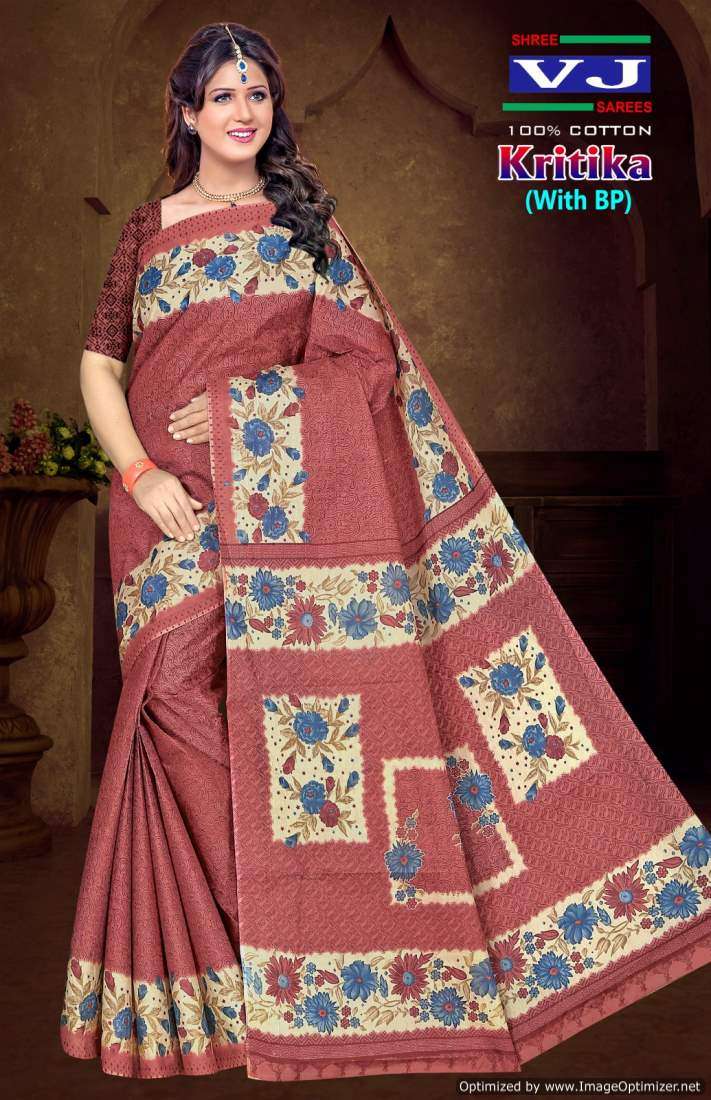 Shree VJ Kritika Vol-1 – Cotton Sarees - Wholesale Catalog