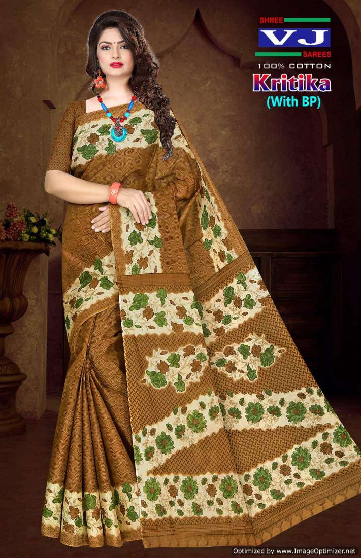 Shree VJ Kritika Vol-1 – Cotton Sarees - Wholesale Catalog