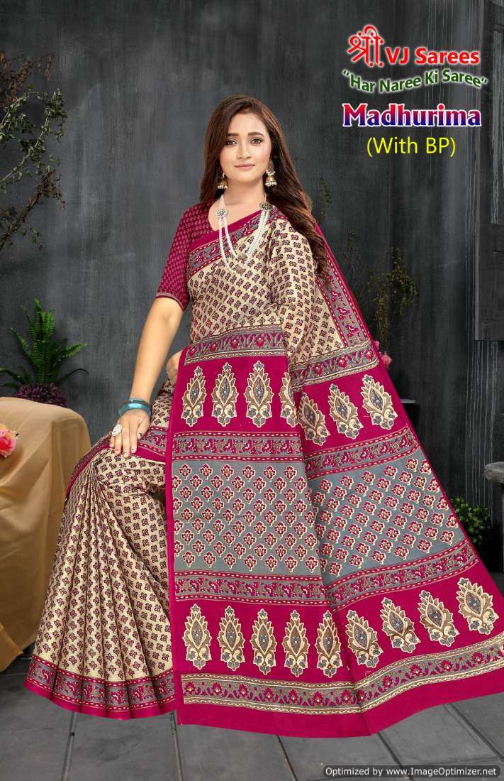 Shree VJ Madhurima – Cotton Sarees - Wholesale Catalog