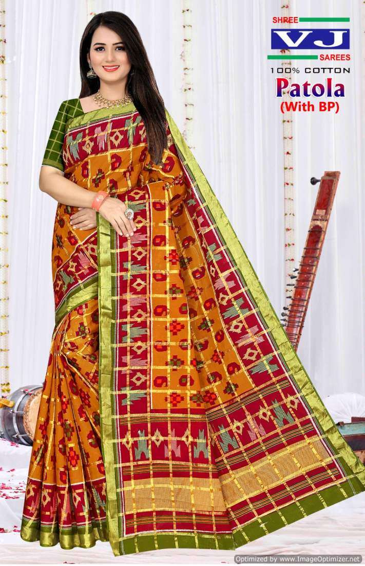 Shree VJ Patola – Cotton Sarees - Wholesale Catalog