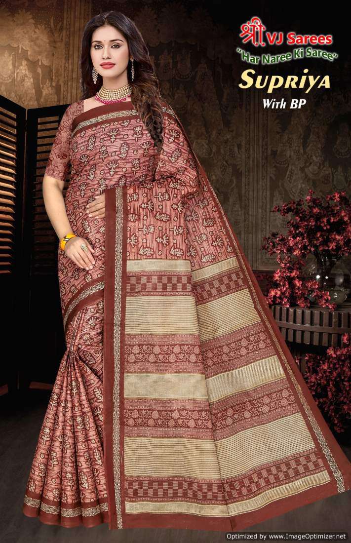 Shree VJ Supriya Vol-2 – Cotton Sarees - Wholesale Catalog