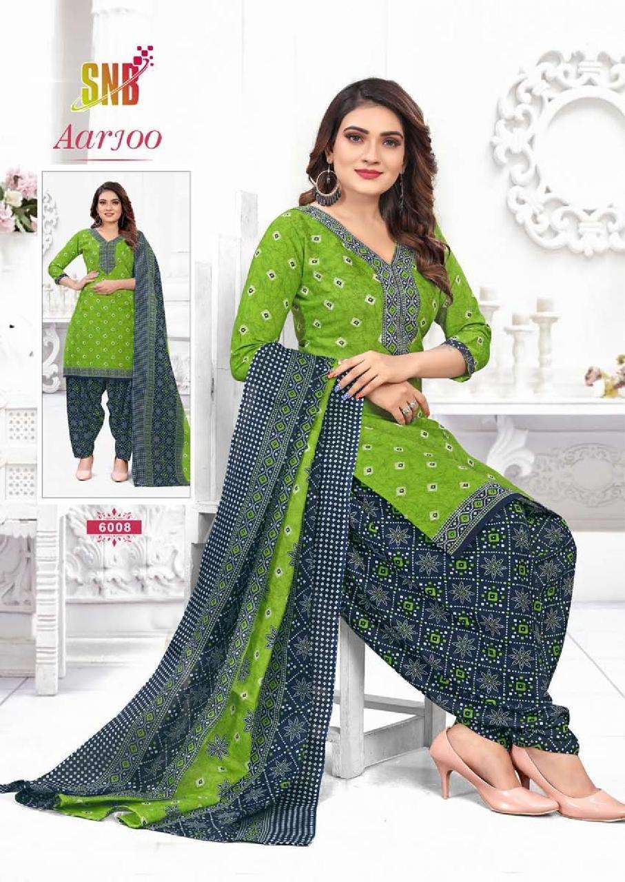 SNB TRENDY AARJOO vol -6 Dress Materials Wholesale catalog