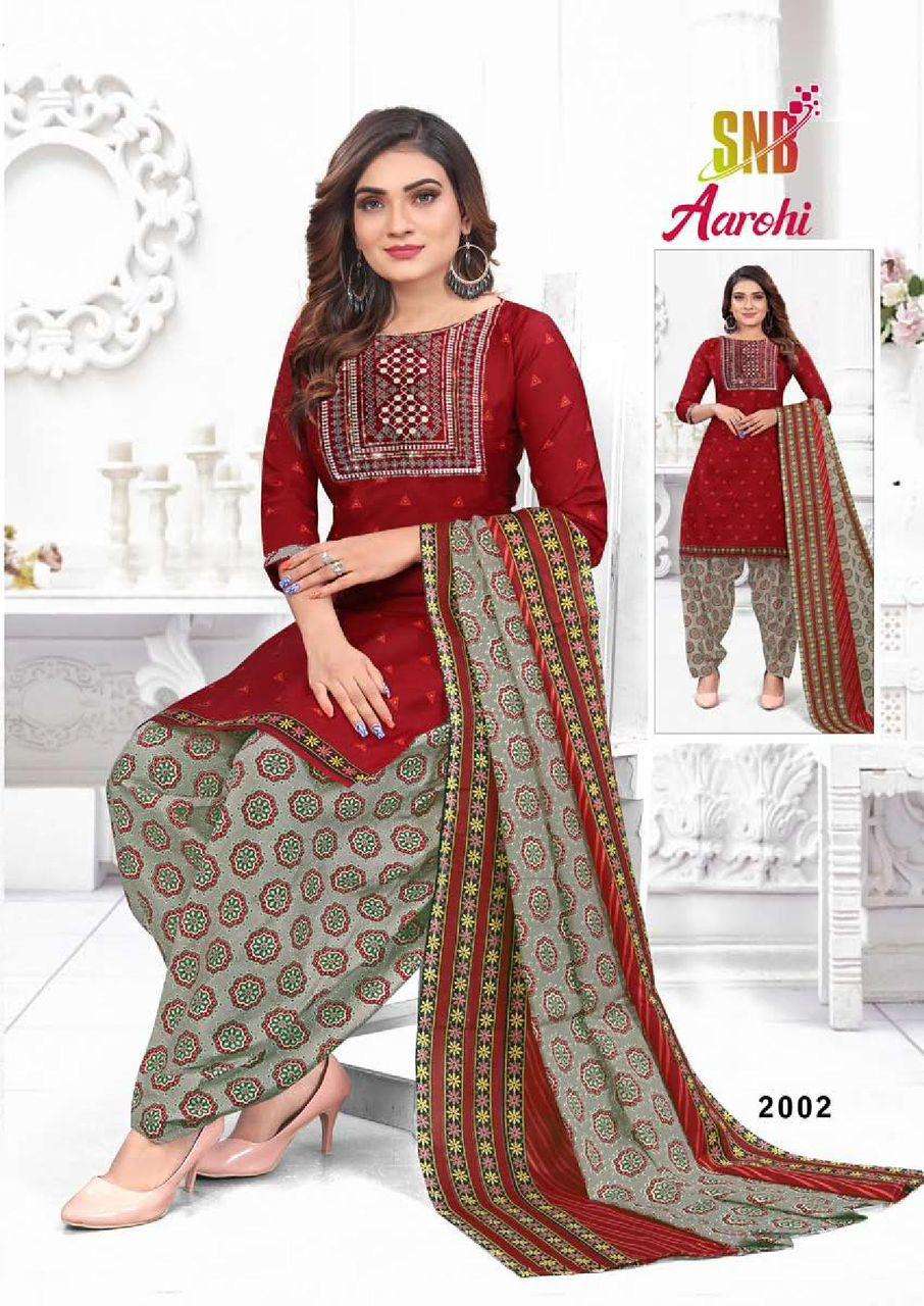 SNB TRENDY AAROHI vol -2 Dress Materials  Wholesale catalog