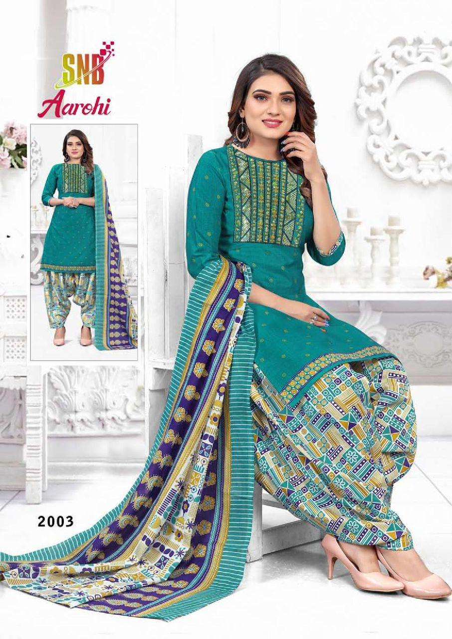 SNB TRENDY AAROHI vol -2 Dress Materials  Wholesale catalog