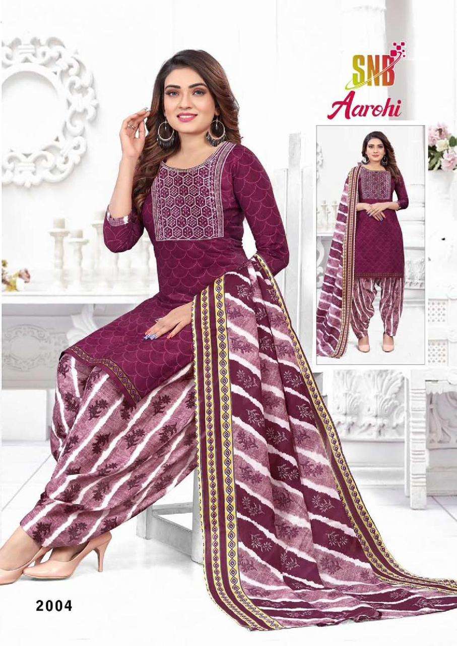 SNB TRENDY AAROHI vol -2 Dress Materials  Wholesale catalog