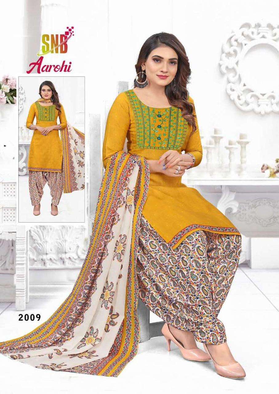 SNB TRENDY AAROHI vol -2 Dress Materials  Wholesale catalog