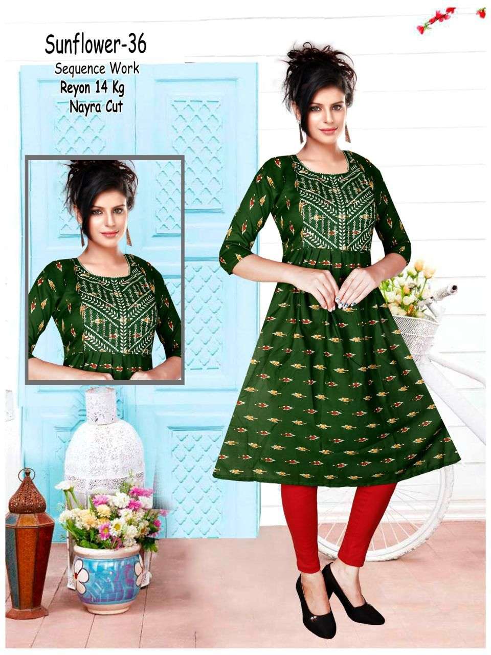 SUNFLOWER Kurti Wholesale catalog