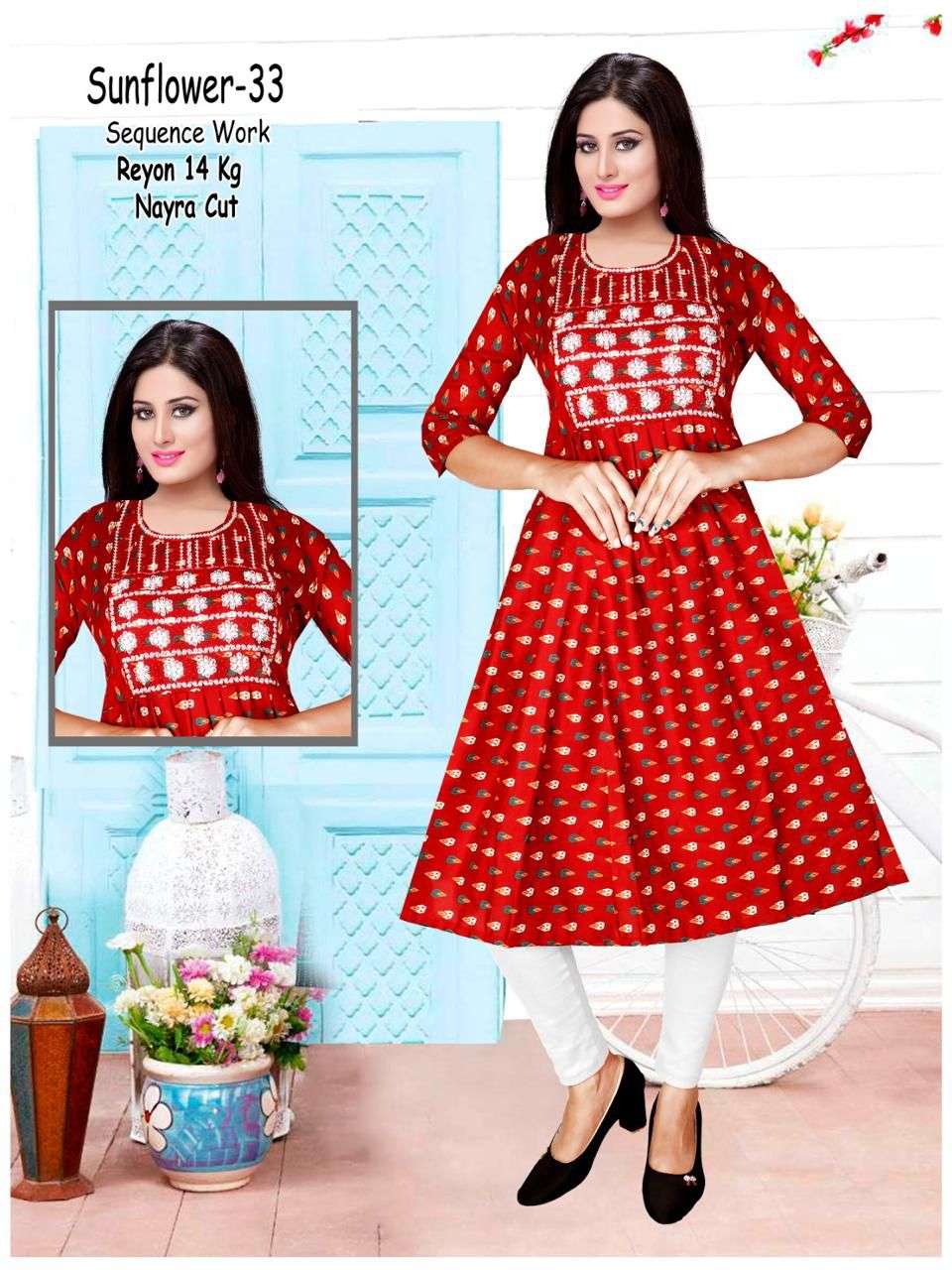 SUNFLOWER Kurti Wholesale catalog