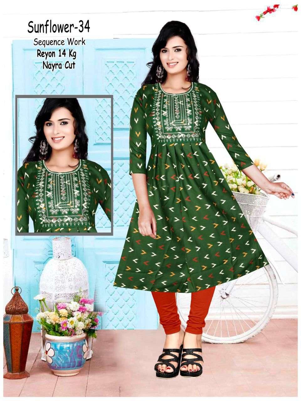 SUNFLOWER Kurti Wholesale catalog
