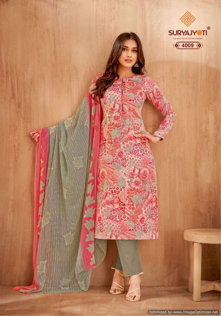 Suryajyoti Naishaa Vol-40 – Dress Material - Wholesale Catalog