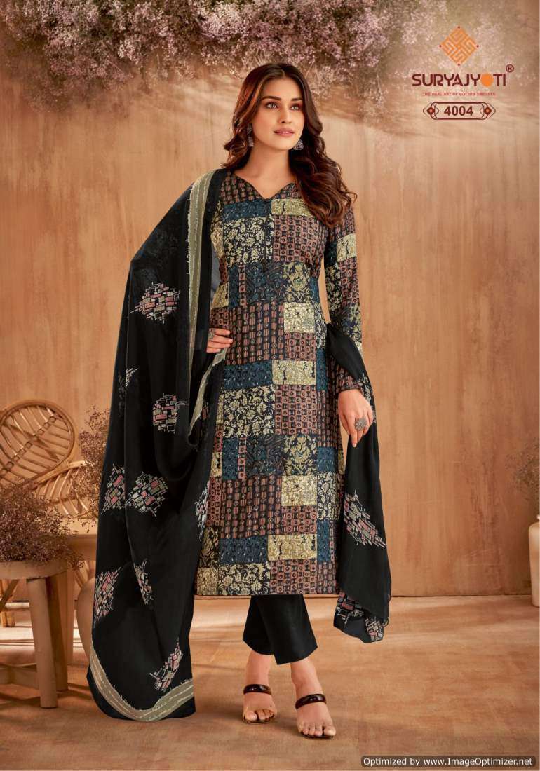 Suryajyoti Naishaa Vol-40 – Dress Material - Wholesale Catalog
