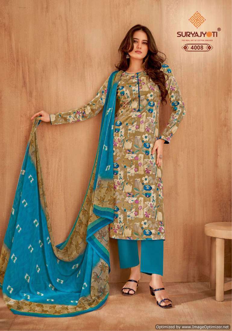 Suryajyoti Naishaa Vol-40 – Dress Material - Wholesale Catalog