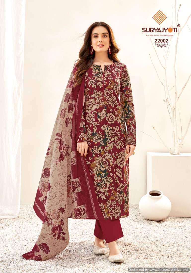 Suryajyoti Nargis Vol-22 – Dress Material - Wholesale Catalog