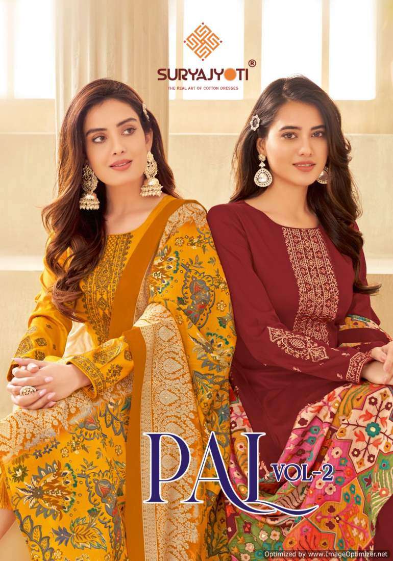Suryajyoti Pal Vol-2 – Dress Material - Wholesale Catalog