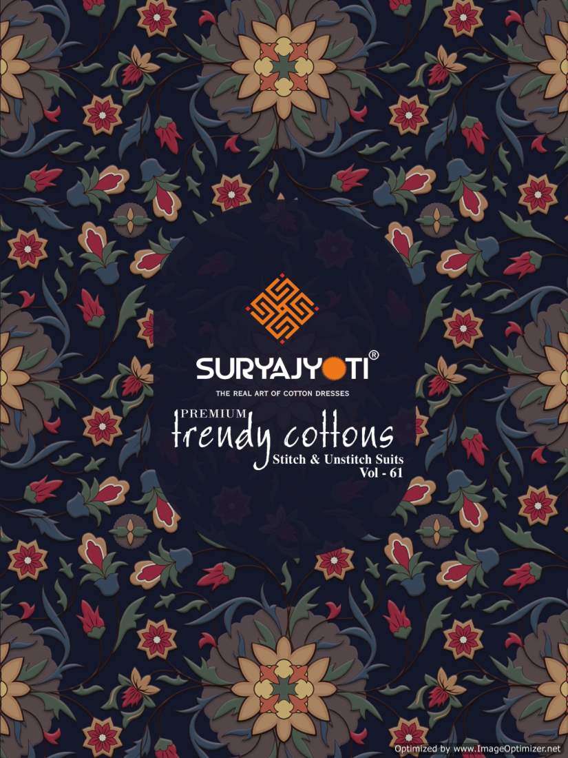 Suryajyoti Trendy Vol-61 – Dress Material - Wholesale Catalog